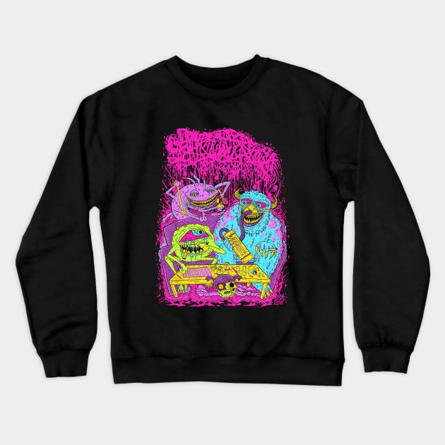 Sanguisugabogg "Monsters" Crewneck Sweatshirt by rawiramni